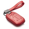 Vitodeco Genuine Leather Smart Key Fob Case with Leather Strap