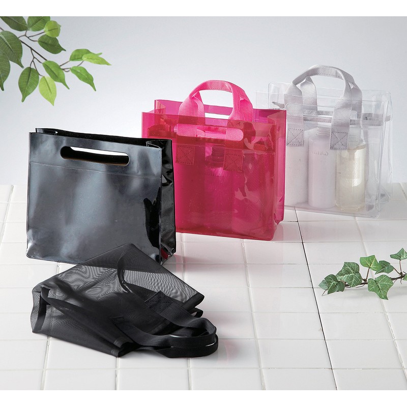 3-Way 163343 Stylish Hot Spring Bag, Spa Bag, 2 Layers,