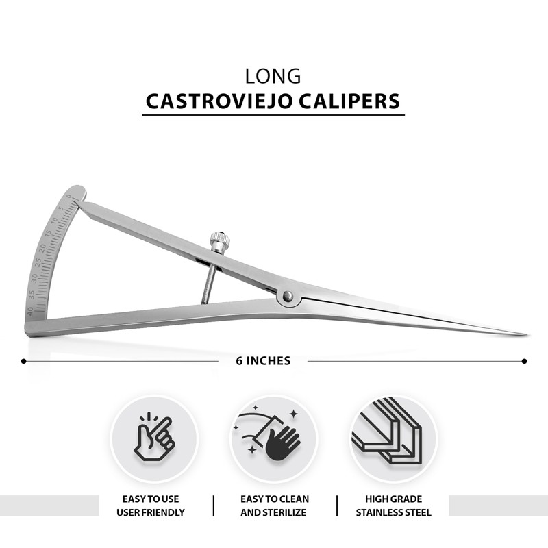 DEXSUR Castroviejo Calipers and Castroviejo Long Calipers - Precision Measurement