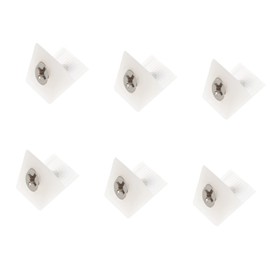 Operitacx DIY Furniture Repair 100pcs Plastic Corner Braces Dresser Drawer Repair Kit