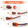 CAKKVDE 10pack Garden Hose Connector for Hose Pipe, Outside Tap
