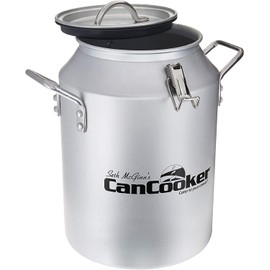CanCooker Camping Meals Cookware | 4 Gallon Steam Cooker, Cooking Rack, Butter Garlic Salt Seasoning & 100-Page Recipe Cookbook
