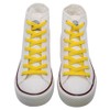 VSUDO VSUDO 130 cm Flat Yellow Shoe Laces for Trainers
