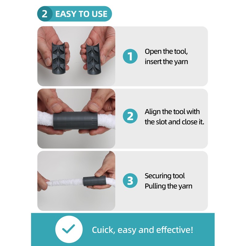 Chunky Yarn Fluffer Tool — Professional Yarn Fluffing and Restoring