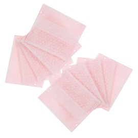 Baluue 30pcs Gentle Eye Makeup Remover Pads Soft Facial Cleansing Wipes Exfoliating Pads Compact for Travel