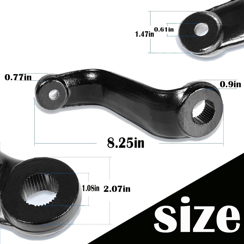 Drop Pitman Arm 6605 for 2.5-6-inch Lifts, for 87-06 Jeep