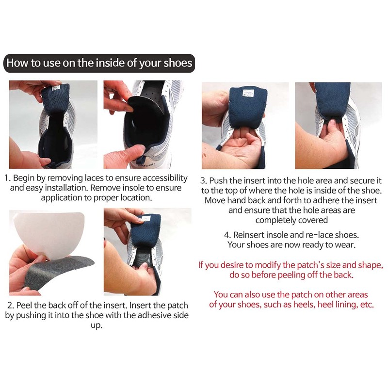 Circle Shape Shoe Hole Prevention Repair Patches/Inserts for 12 Holes