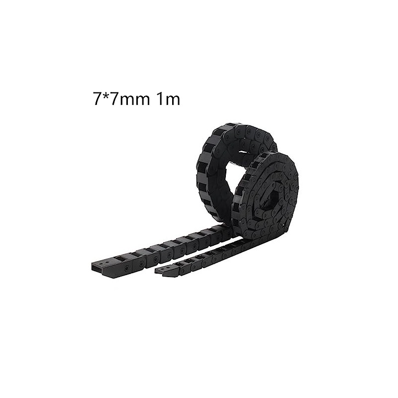 Cable Drag Chain, Black Flexible Drag Chain 1M Towline for
