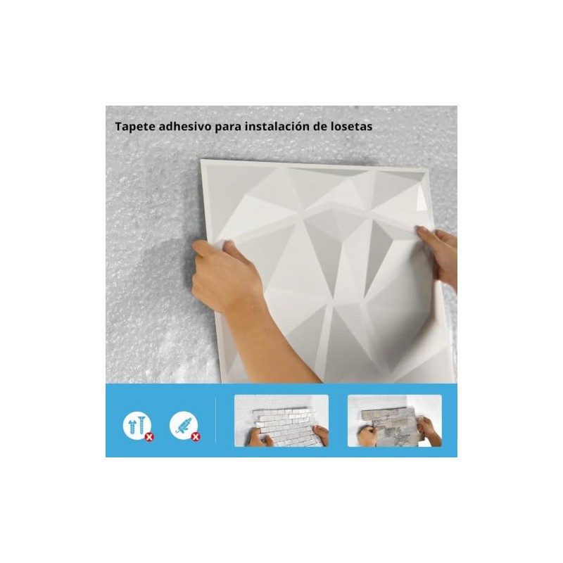 Art3d 12x360 cm Doble Cara Hoja de Cinta para Manualidades,