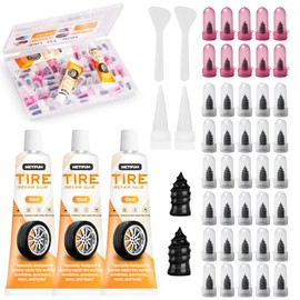 Quick Fix Tire Plug Kit - 40 Pieces for Easy Emergency Repairs