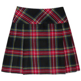 Tartanista Black Stewart Tartan 20 inch Kilt Skirt - Size UK 10/W30