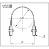 TRUSCO TSGPBD80AS SUS304 U-Band for SGP Tubes, Nominal Diameter 3.1