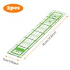 iTYOOS 2 Pcs 30 x 5 cm Acrylic Measuring Ruler,