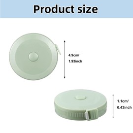 3 Pcs Retractable Sewing Tape Measure, 150cm/60 Inch Dual Sided Soft Measuring Tape for Body, Sewing, Crafts, Tailor, Cloth, Fabric