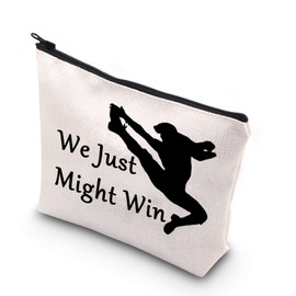 WCGXKO Musical Inspired We Just Might Win Musical Theatre Makeup Cosmetic Bag Broadway Musical Gift (We Just)