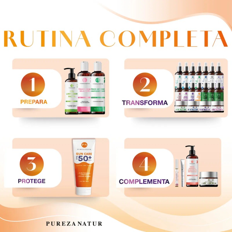 Pureza Natur Serum Vitamina C y Acido Hialuronico y Vitamina