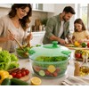 Large Capacity Salad Spinner for Washing & Drying Vegetables –