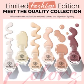 modelones Nail Polish Set 6 Colors Pastel Macaron Nail Polish Sweet Pink Green Collection Quick Dry Nail Polish Finger Nail Polish Manicure Diy Nail Art Salon Home Summer Gift For Women Girl