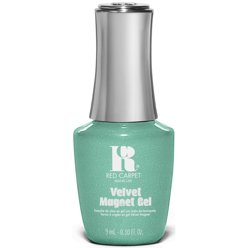 Red Carpet Manicure Esmalte Velvet GEL Magnético Mint Magnetism Green