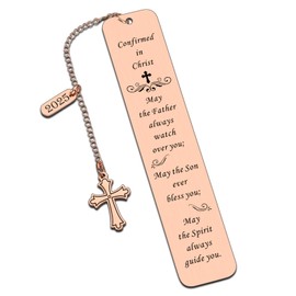 Confirmation Gifts for Teenage Girls Boys, Catholic Confirmation Gifts Bookmark for Teen Girls Boys, Confirmation Sponsor Gifts for Women Men, First Communion Gifts for Teens, Easter Gifts for Teens
