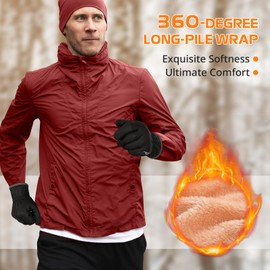 ATERCEL Winter Gloves Men Women Touch Screen Cold Weather Gloves for Driving, Hiking, Running, Cycling Warm Gloves for Men and Women （Medium）