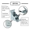 Folding Leg Brackets 4PCS 90° Self-Locking Hinges Lock Extension Support