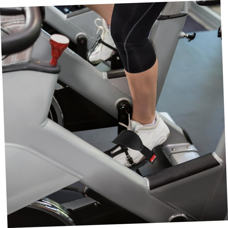Outanaya 1 Pair Adjustable Slip Exercise Bike Pedals for Indoor