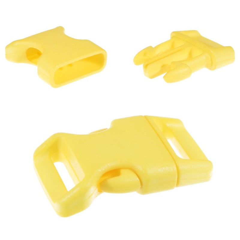 Craft County 200 Piece 3/8" Contoured Side Release Plastic Buckles