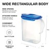 LocknLock Aqua Fridge Door Water Jug with Handle BPA Free