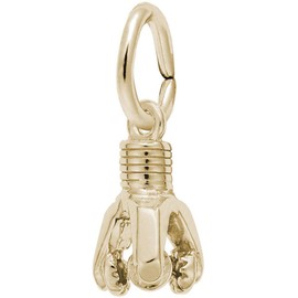 Rembrandt Oil Drill Charm - Metal - Gold-Plated Sterling Silver