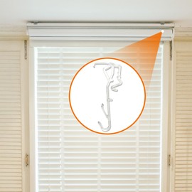 10 Pieces-Horizontal Wood Blind Hidden Valance Clip Replacement for Hunter Douglas