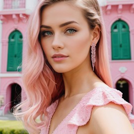 EVER FAITH Austrian Crystal Art Deco Statement Earring, Banquet Prom Long Chandelier Dangle Earrings for Woman Pink Silver-Tone