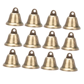 LALAFINA 25Pcs Vintage Craft Bells Small Metal Bells for DIY Wind Chimes Rustic Decorations for Christmas Weddings and Parties Durable Hanging Supplies for Indoor Outdoor Use