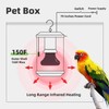 SYSAI 50W Bird Cage Heater, Safe Overheat Protection & Waterproof