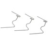 ALM Greenhouse Springwire Glazing Clips (Pack 50) - GH001, Silver