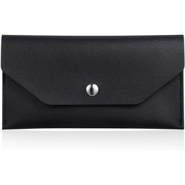 Healeved Billetera Sobre Para Efectivo Cartera De Mano Tipo Sobre De Piel Sintética Larga Y Portátil Para Tarjetas Efectivo Viajes Compras Y Uso Diario