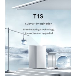 TOWNEW T1S 4.1 Gallon Automatic Self-Sealing and Self-Changing, Motion Sense Activated Trash Can, 2024 Upgrade Smart Garbage Can with Lid for Kitchen Bathroom Office, White