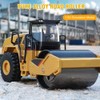 Dilwe Bulldozer Roller Train Toy, Road Roller Model, Alloy Road