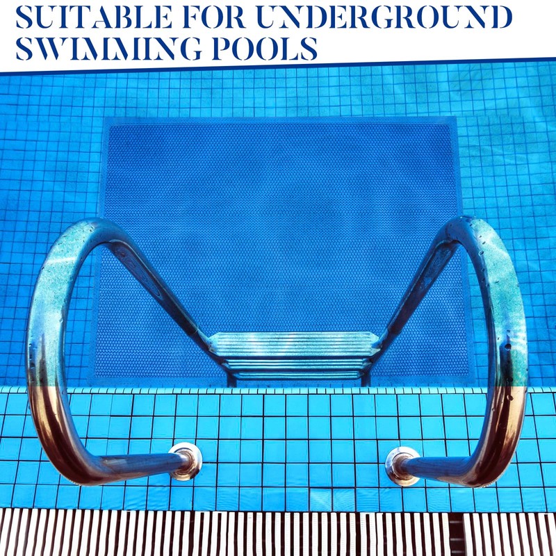 COZYDIG 2 Rolls Swimming Pool Ladder Mat Non-Slip with Hollow