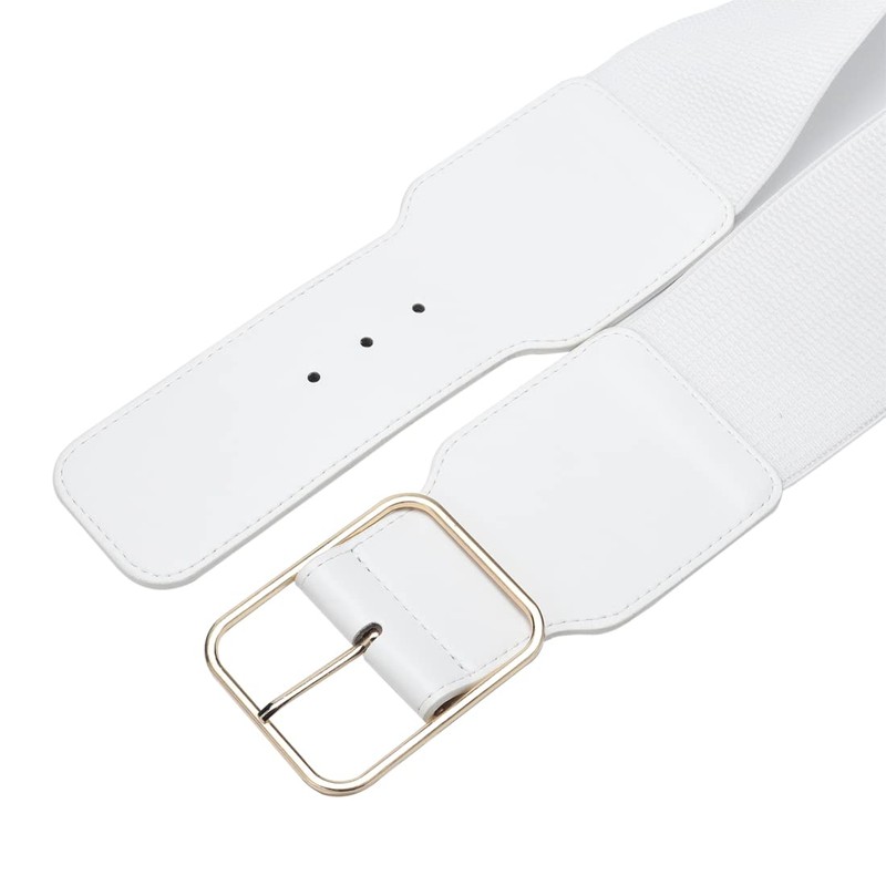 beltox fine Women's Wide Stretchy Cinch Belt 3 Inch Vintage