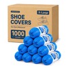 1000 Pack Shoe Covers Disposable, X-Large CPE Waterproof Boot Booties