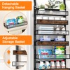 Clothink Over the Door Pantry Organizer,6 Tier Wall Mounted Hanging