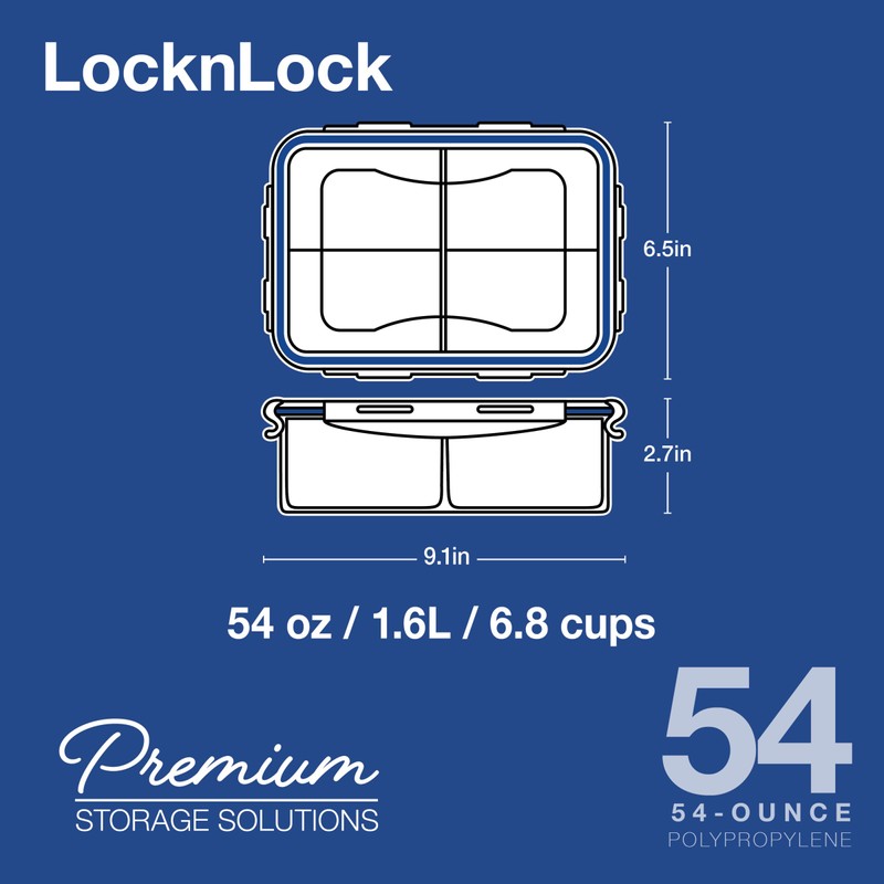 LOCK & LOCK Easy Essentials Food Storage lids/Airtight containers, BPA