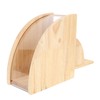 Dustproof Filter Holder Fan Shaped Coffee Filter Storage Holder Solid
