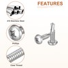 DTGN #14x1" Pan Head Self Drilling Screws - 50Pack -