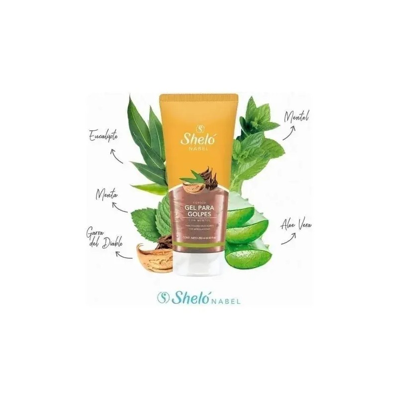 Gel Tópico Corporal con Mentol Sheló Nabel, Pack de 2