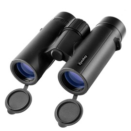 Eyeskey Bird Watching Binoculars for Adults Compact | Waterproof Fog Proof Binoculars for Outdoor Games Hunting | Clear Low-Light Vision | Wide Field of View | Professional Sports Optics (Black-8X32)