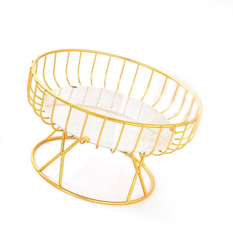 Countertop Fruit Bowl Multi Purpose Large Capacity Metal Wire Basket