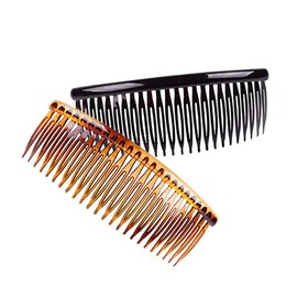 Fodattm Hair Comb Large 5" 24 Teeth French Hair Accessories Plastic Hair Clip for Men Women 4 Pcs (A#)