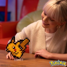 MEGA Pokémon Juguete de Construcción Pikachu Píxel para niños de 13 años en adelante